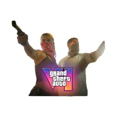 Imagem de Pôster De Arte De Parede Grand Theft Auto VI Para Sala De Jogos, Pintu