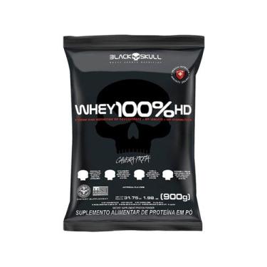 Imagem de Refil Whey 100% HD Black Skull 900g, Cookies & Cream, 900g