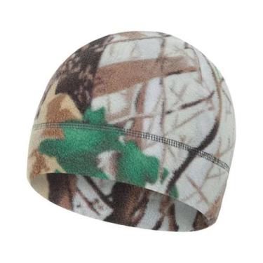 Imagem de Gorro Térmico De Fleece Camuflado Para Homens, À Prova De Vento, Para 