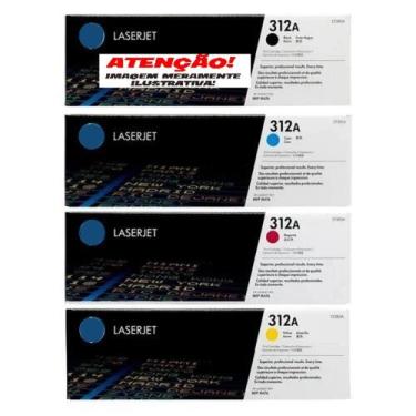 Imagem de kit toner 312a CF380A/CF381/CF382/CF383/) (Preto e Branco): Até 2.200 