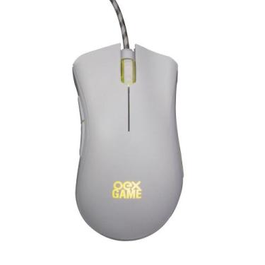 Imagem de Mouse Gamer OEX Boreal MS319 Branco 7200Dpi