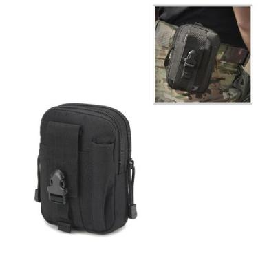 Imagem de Bolsa Porta Treco Bornal Tático Militar Pochete Cintura Case Compacta 