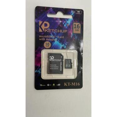 Imagem de Micro SD Card with Adapter 16gb - ketchup