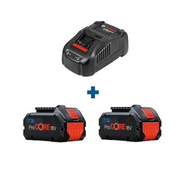 Imagem de Kit 2 Baterias 18v Procore 8Ah e Carreg 18v Gal1880 127v - BOSCH, 110V