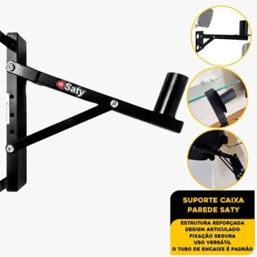 Imagem de Suporte Para Caixa De Som Regulável Até 40kg Reforçado Profissional Tr