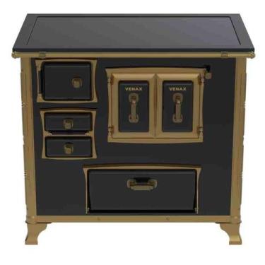 Imagem de Fogão a Lenha GII N 2 Renaissance Premium Preto SD Venax