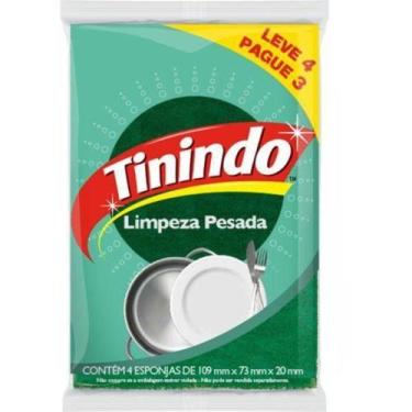Imagem de Esponja para limpeza tinindo leve 4 pague 3 3m pct.c/04
