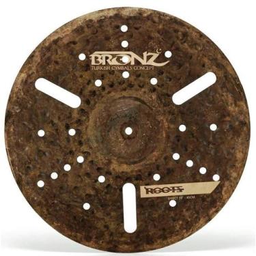 Imagem de Crash Bronz Cymbals Roots Formula Effect 18 Furado em Bronze B20 by Od