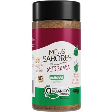 Imagem de Da Vovó, Temperinho completo, Primeiro sabores, Para todos os tipos de comidas, Enriquecido com Beterraba, Ideal para bebês e crianças, Orgânico, 40 Gramas