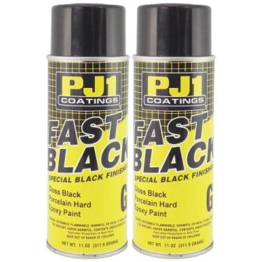 Imagem de Tinta Spray PJ1 625 ml Preto Brilho Epóxi Kit com 2