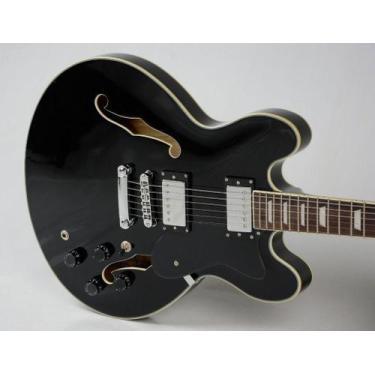 Imagem de Guitarra Semi-Acústica Strinberg SHS300 BK SHS-300