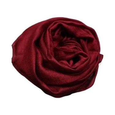 Imagem de Cachecol De Linho plus Size Para Mulheres, Cor Pura, Pashmina Para Pri