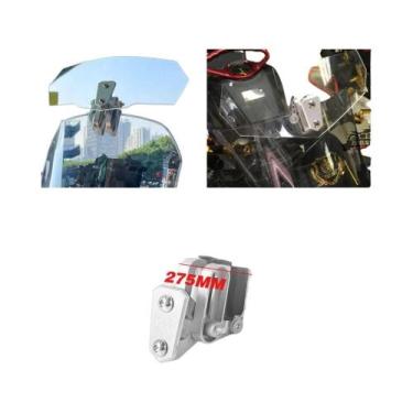 Imagem de Extensor De Para-brisa Universal Ajustável Para Motocicletas, Defletor
