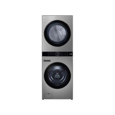 Imagem de Lavadora e Secadora Elétrica Smart LG WashTower 17kg Aço Escovado com 