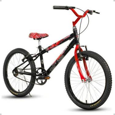 Imagem de Bicicleta Infantil Aro 20 Masculina Homem Aranha Menino Preta Tork Hus