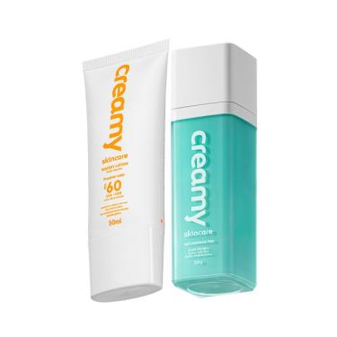Imagem de Kit Skincare Glicointense Peel e Lotion Fps 60 Controle da Oleosidade e Proteção Solar Multicolorido Creamy 30G 50ML