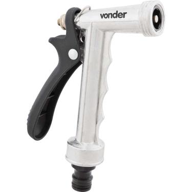 Imagem de Esguicho para Jardim EP 237 Tipo Pistola Jato Regulável Alumínio Vonder