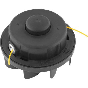 Imagem de Carretel para Aparador 6899097300 Dupla Saída de Fio Passa-Fio em Alumínio com 4 Metros de Fio Nylon 1,5mm Vonder