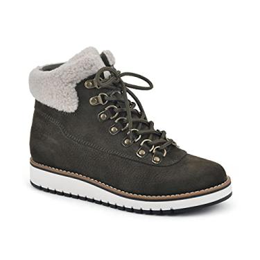 Imagem de WHITE MOUNTAIN Bota de cano curto feminina, Exército/Tecido, 8 Wide