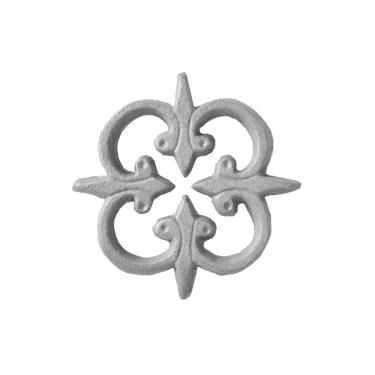 Imagem de Rosácea Decoração em Ferro Estrelinha Grade Portão 13x13cm