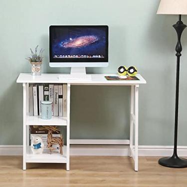 Imagem de YUHUAWF Mesa de computador multiuso mesa de escritório escritório quarto mesas de computador bancada laptop mesa de escritório mesa de escrita economizar espaço mesa móveis mesa de estudo (cor:
