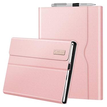 Imagem de Fintie Capa para Microsoft Surface Pro 7 Plus de 12,3 polegadas, Surface Pro 7/6/5/4/3 - Capa Portfolio Business com bolso, compatível com teclado tipo capa, ouro rosa