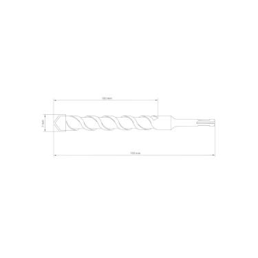 Imagem de Broca Para Concreto 7X160 Mm Tramontina Plus