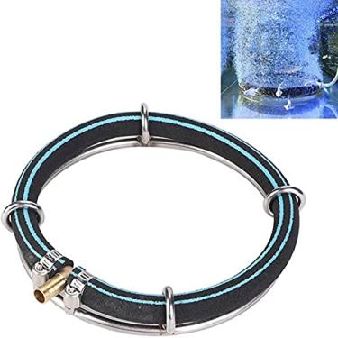 Imagem de Difusor de bolha de ar redondo para aqu¨¢rio, tanque de peixes, borbulhador de oxigena??o, aerador de aqu¨¢rio, pedra, disco de pedra de aqu¨¢rio, gerador de bolhas para tanque de peixes (diametro 15 cm)