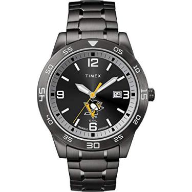 Imagem de Timex NHL Relógio masculino Acclaim de 42 mm, Pittsburgh Penguins
