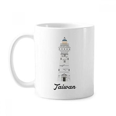 Imagem de Taiwan Travel Eluanbi Lighthouse China Caneca Cerâmica Café Porcelana Utensílios de Mesa