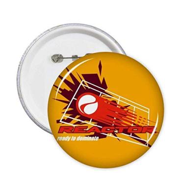 Imagem de Graffiti Street – Broche de reator pronto para dominar – Emblema de botão, decoração de 5 peças