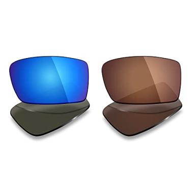 Imagem de 2 pares de lentes polarizadas de substituição da Mryok para óculos de sol Oakley X Squared – Opções