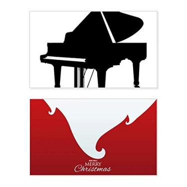 Imagem de Piano Clássico Instrumento de Música, Feriado, Feliz Natal, Cartão de Parabéns, Mensagem de Letras de Natal