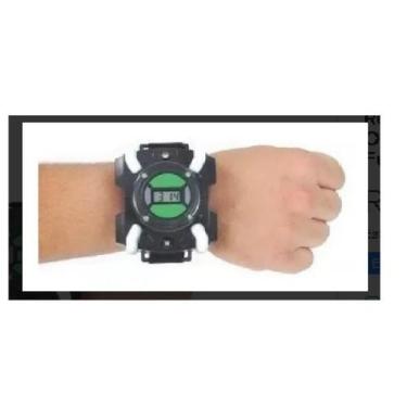 Relógio Infantil Digital Ben 10 Alien Omnitrix Sunny