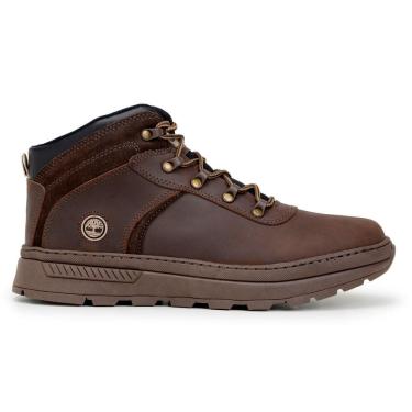 Imagem de Bota Masculina Timberland Em Couro  Sola Borracha Costurada