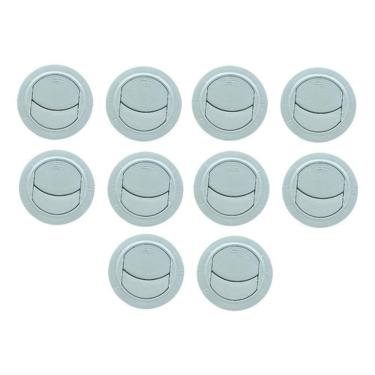 Imagem de 20x Difusor Ar Condicionado Caminhão Trator Van 68mm - Cinza