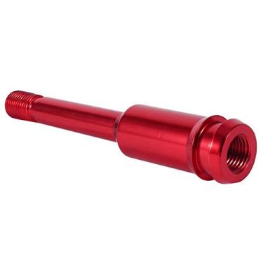 Imagem de Extensor do bastão do câmbio de marchas do carro ZPSHYD, alavanca do câmbio do câmbio cromado de 5 polegadas Extensão reta do botão do câmbio para T4 vermelho