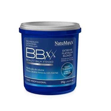 Imagem de Bbxx Capilar Beauty Balm Extreme Platinum Blond Natumaxx 1kg - Reconstrução Instantânea Intracelular - Algas Azuis e Extrato de Pérolas - Creme para Todos os Tipos de Cabelo - Feminino