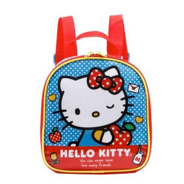 Imagem de Lancheira Infantil Escolar Hello Kitty Azul Xeryus 11824