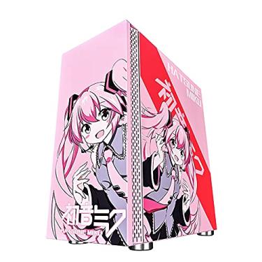 Imagem de Gabinete Gamer ATX Gaming Case - Micro ATX PC Case/ATX Computer Case- Mid Tower -Tempered Glass - Fan And Water Cooling Supporth (Color : C)