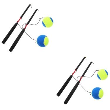 Imagem de Mipcase 2 Conjuntos bola quicando dispositivo de treinamento esportivo pulseira brinquedo bolas auxiliares bolas de treinamento ao ar livre Esportes bola de treinamento filho
