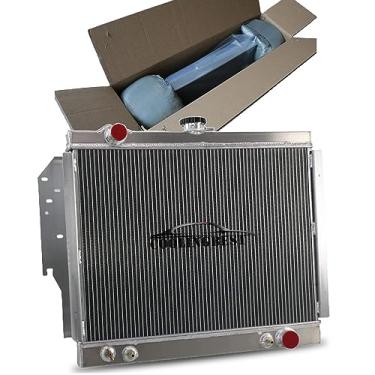 Imagem de COOLINGBEST Substituição do radiador de alumínio para Dodge CB300 D100 D150 D200 D250 D250 D300 D350 Ramcharger RD200 W100 W150 W200 W250 W300 W350 V6 V8 Núcleo de 3 fileiras Radiadores Radiador