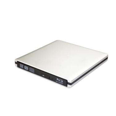 Imagem de JOYIN-BURN Gravador de Blu-ray externo de alumínio 6X BD Writer CD DVD Drive USB 3.0 USB-C Disc Burner Player Writer Blu-ray Player compatível com iMac MacBook Pro/Air iMac todos os laptops e