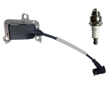 Imagem de HEPENG 1128-400-1313 Bobina de ignição + vela de ignição para motosserra Stihl MS461 MS382