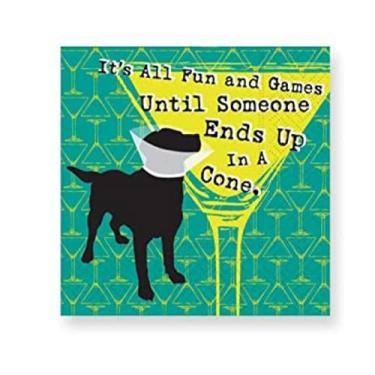Imagem de Design Design Guardanapos para Coquetéis Fun And Games, 12,7 cm, Multicolorido