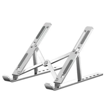 Imagem de Suporte De Metal Para Notebook Ergonômico 6 Níveis De Altura