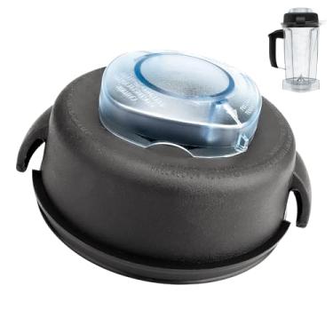 Imagem de Tampa de reposição para liquidificador compatível com jarra de liquidificador Vitamix 5200&5000, tampa de 2 partes e plugue adequado para peças de liquidificador de recipiente de alto perfil Vitamix