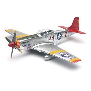 Imagem de New-Ray World War II Replica Fighter Air Planes ClassicAircraft P-51D Red Tails 1:48
