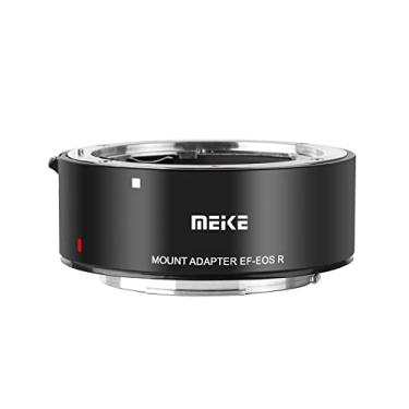 Imagem de Meike Adaptador de lente de metal MK-EFTR-A EF-EOSR suporte total e conversor de montagem de foco automático para lentes Canon EF para câmeras EOS-R EOS-RP R5 R6 e RED Komodo