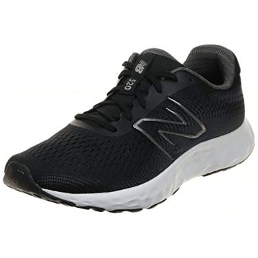 Imagem de New Balance Tênis de corrida masculino 520 V8, Preto/branco, 8 X-Wide